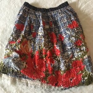 Reserved ✨ Anthropologie Odille skirt Floral Print